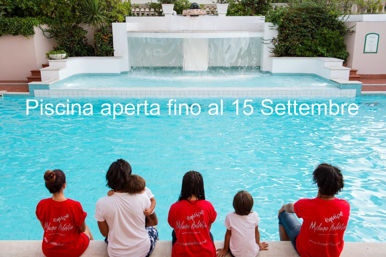 Hotel Milano Helvetia - In Centro Con Piscina Riccione Dış mekan fotoğraf
